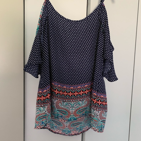 Patterned Flowy Tank - Picture 4 of 6